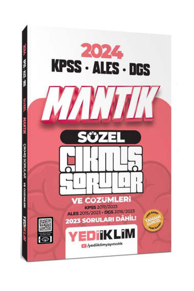 2024 KPSS ALES DGS Sözel Mantık Tamamı Çözümlü Çıkmış Sorular Fenomen Fotokopi - YKS - KPSS - ALES
