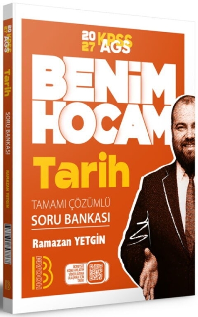 KPSS AGS Tarih Tamamı Çözümlü Soru Bankası Benim Hocam Yayınları Fenomen Fotokopi - YKS - KPSS - ALES