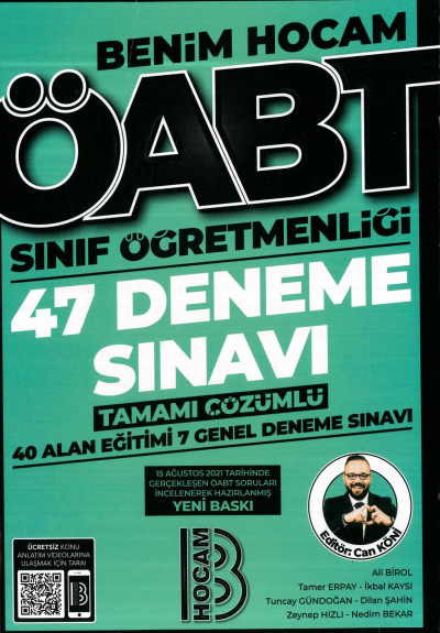 SINIF ÖĞRETMENLİĞİ 47 DENEME SINAVI TAMAMI ÇÖZÜMLÜ Fenomen Fotokopi - YKS - KPSS - ALES