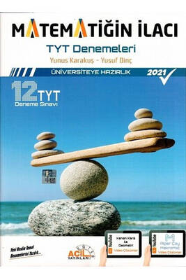 TYT Matematiğin İlacı Denemeleri 12 DENEME Fenomen Fotokopi - YKS - KPSS - ALES