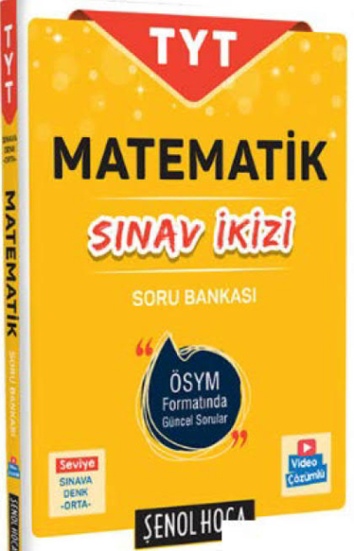 TYT Matematik Sınav İkizi Soru Bankası Şenol Hoca Yayınları