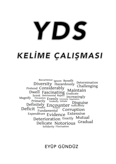 YDS - YDT KELİME ÇALIŞMASI Fenomen Fotokopi - YKS - KPSS - ALES