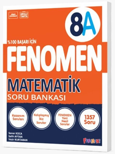 8. Sınıf Fenomen Matematik A Soru Bankası Fenomen Kitap Fenomen Fotokopi - YKS - KPSS - ALES