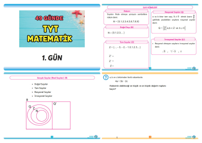 REHBER MAT 49 GÜNDE TYT 2021 Fenomen Fotokopi - YKS - KPSS - ALES