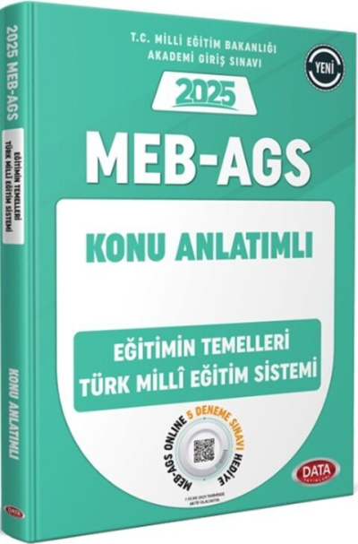 2025 MEB AGS Eğitimin Temelleri Türk Milli Eğitim Sistemi Konu Anlatımlı Data Yayınları Fenomen Fotokopi - YKS - KPSS - ALES