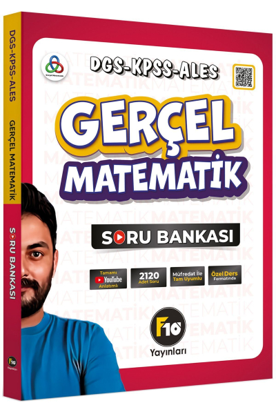 Gerçel Matematik DGS KPSS ALES Soru Bankası F10 Yayınları