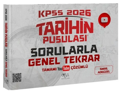 2026 KPSS Tarihin Pusulası Sorularla Genel Tekrar Çözümlü CBA Akademi Fenomen Fotokopi - YKS - KPSS - ALES