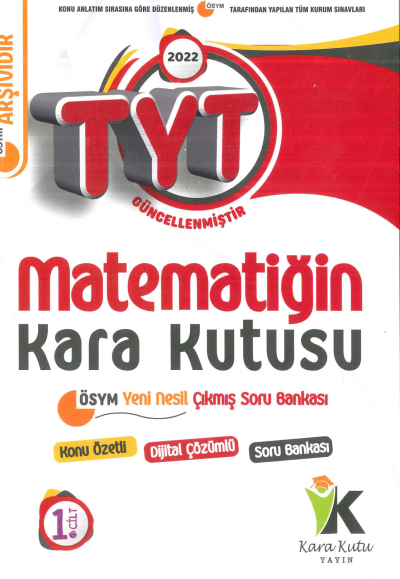 TYT MATEMATİĞİN KARA KUTUSU SORU BANKASI 1. CİLT