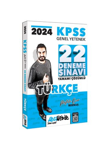 2024 KPSS GY Türkçe Tamamı Çözümlü 22 Deneme Sınavı HocaWebde Yayınlar