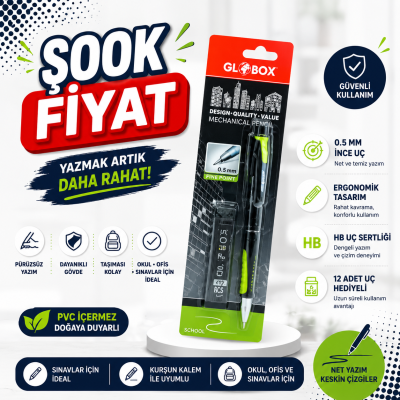 Globox Techno Versatil Set 07MM Fenomen Fotokopi - YKS - KPSS - ALES