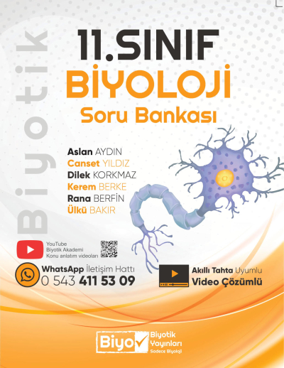 11. Sınıf Biyoloji Soru Bankası Biyotik Yayınları Fenomen Fotokopi - YKS - KPSS - ALES