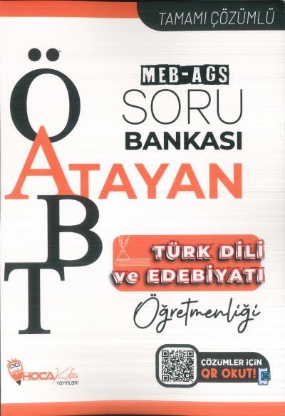 2025 ÖABT MEB-AGS Türk Dili ve Edebiyatı Öğretmenliği Atayan Soru Bankası Çözümlü Hoca Kafası Yayınları Fenomen Fotokopi - YKS - KPSS - ALES