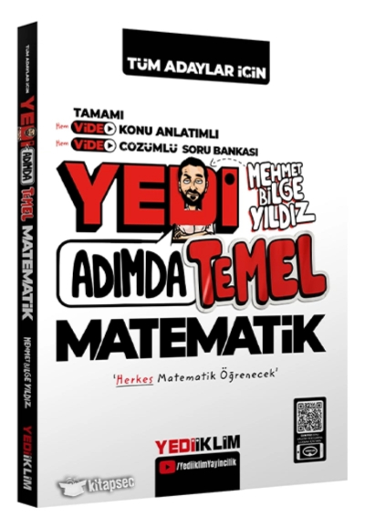 YEDİ TEMEL ADIMDA MATEMATİK MEHMET BİLGE YILDIZ Fenomen Fotokopi - YKS - KPSS - ALES