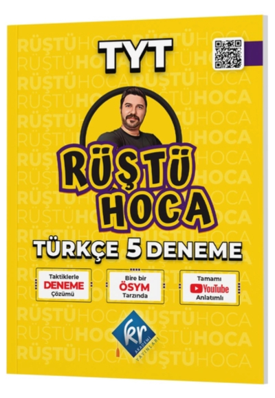 Rüştü Hoca TYT Türkçe 5 Deneme KR Akademi