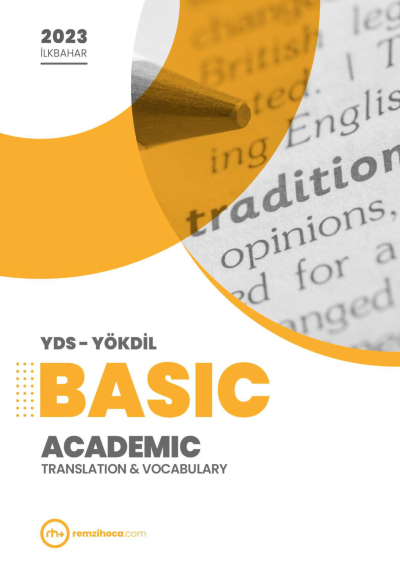 BASIC ACADEMIC TRANSLATION & VOCABULARY YDS-YÖKDİL Fenomen Fotokopi - YKS - KPSS - ALES