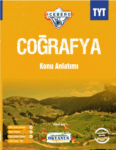 TYT Iceberg Coğrafya Konu Anlatımı Okyanus Yayınları