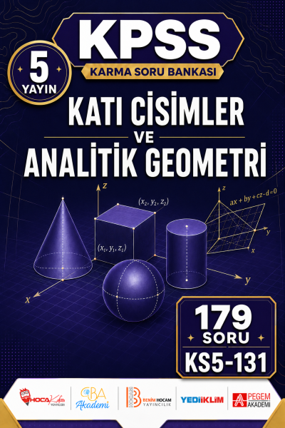 Katı Cisimler ve Analitik Geometri 5 Yayın 179 Soru Fenomen Fotokopi - YKS - KPSS - ALES