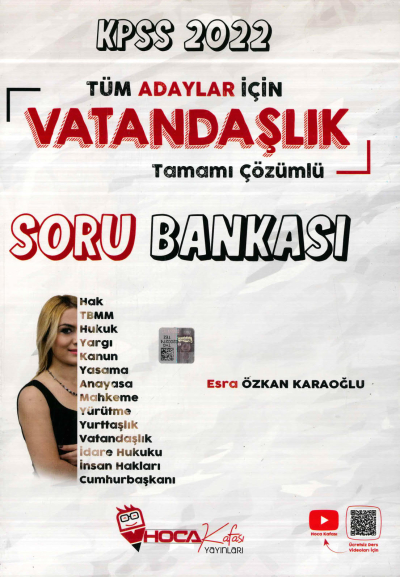 VATANDAŞLIK TAMAMI ÇÖZÜMLÜ SORU BANKASI Fenomen Fotokopi - YKS - KPSS - ALES