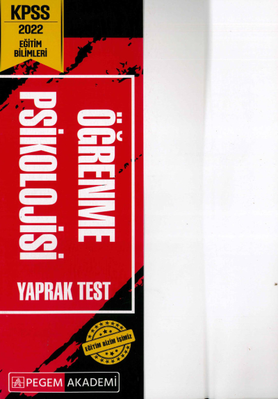 ÖĞRENME PSİKOLOJİSİ YAPRAK TEST