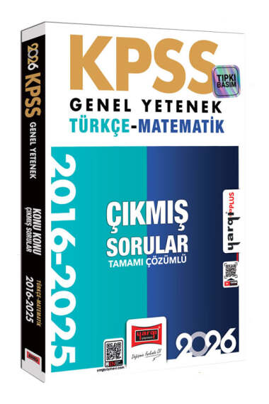 2026 KPSS Genel Yetenek Türkçe-Matematik 2016-2025 Konu Konu Tamamı Çözümlü Çıkmış Sorular Yargı Yayınları Fenomen Fotokopi - YKS - KPSS - ALES