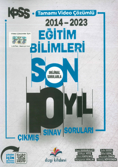 SON 10 YIL ÇIKMIŞ SORULAR TAMAMI VİDEO ÇÖZÜMLÜ (2014-2023) Fenomen Fotokopi - YKS - KPSS - ALES