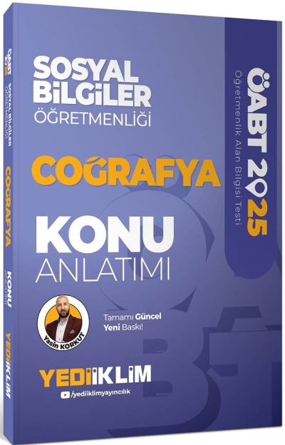 2025 ÖABT Sosyal Bilgiler Öğretmenliği Coğrafya Konu Anlatımı Yediiklim Yayınları Fenomen Fotokopi - YKS - KPSS - ALES