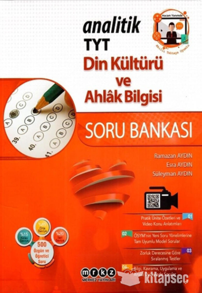 TYT ANALİTİK DİN KÜLTÜRÜ VE AHL. BİLG. SORU BANKASI Fenomen Fotokopi - YKS - KPSS - ALES