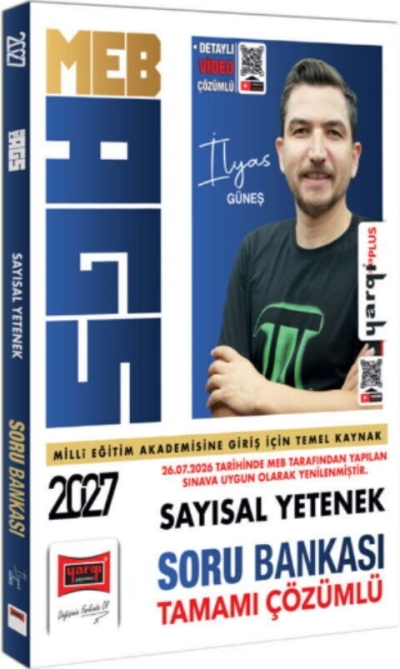 MEB-AGS Sayısal Yetenek Soru Bankası Çözümlü - İlyas Güneş Yargı Yayınları Fenomen Fotokopi - YKS - KPSS - ALES