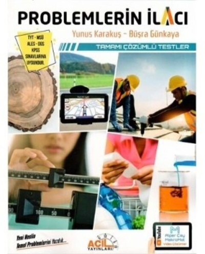 YKS TYT MSÜ KPSS Problemlerin İlacı Tamamı Çözümlü Testler Acil Yayınları Fenomen Fotokopi - YKS - KPSS - ALES