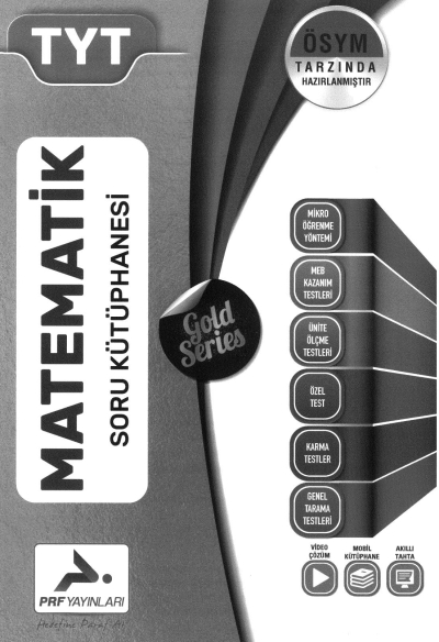 TYT MATEMATİK GOLD SERİSİ SORU KÜTÜPHANESİ Fenomen Fotokopi - YKS - KPSS - ALES