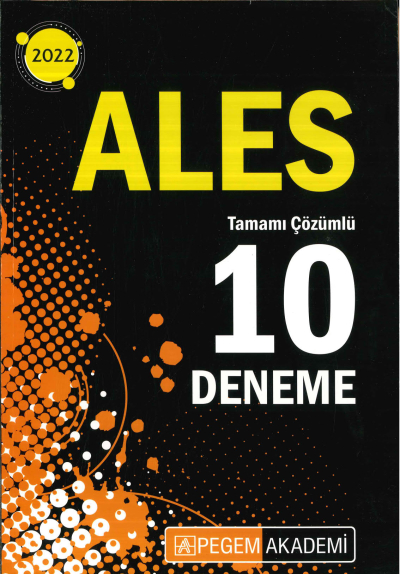 ALES TAMAMI ÇÖZÜMLÜ 10 DENEME Fenomen Fotokopi - YKS - KPSS - ALES