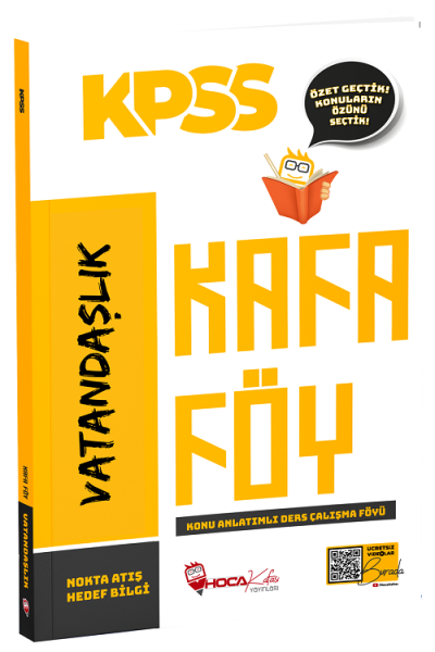 KPSS Vatandaşlık Konu Anlatımlı Kafa Föy Hoca Kafası Fenomen Fotokopi - YKS - KPSS - ALES