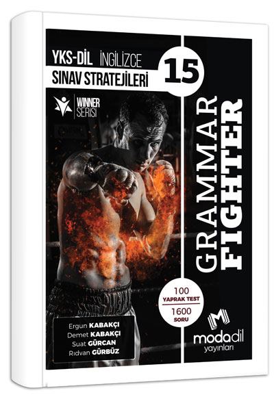 GRAMMAR FIGHTER SINAV STRATEJİLERİ 15 100 YAPRAK TEST 1600 SORU Fenomen Fotokopi - YKS - KPSS - ALES