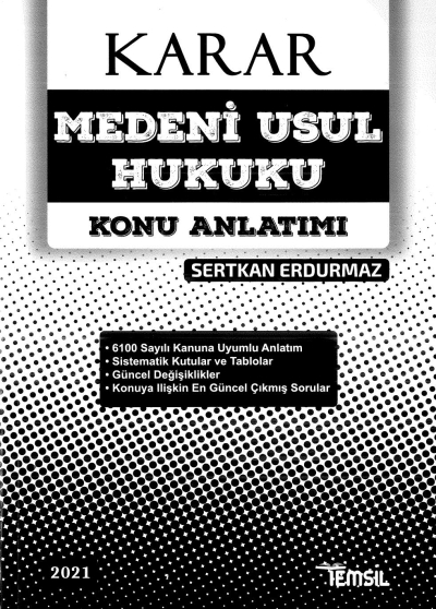 KARAR MEDENİ USUL HUKUKU KONU ANLATIMI Fenomen Fotokopi - YKS - KPSS - ALES
