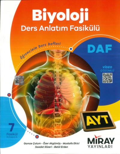AYT Biyoloji Ders Anlatım Fasikülleri Miray Yayınları