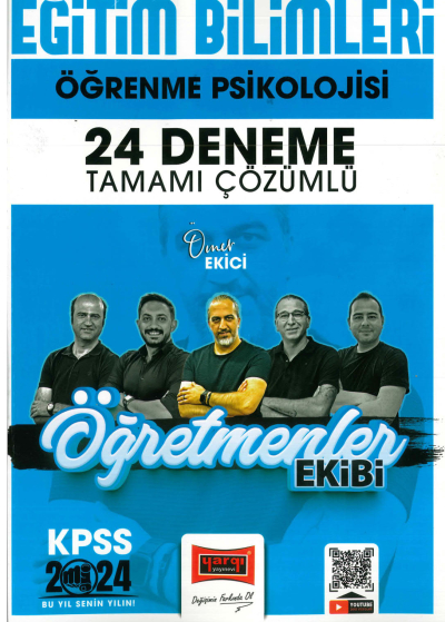 ÖĞRENME PSİKOLOJİSİ 24 DENEME TAMAMI ÇÖZÜMLÜ (ÖĞRETMENLER EKİBİ) Fenomen Fotokopi - YKS - KPSS - ALES