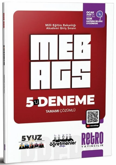 MEB AGS Tüm Dersler 5 Deneme Retro Yayıncılık Fenomen Fotokopi - YKS - KPSS - ALES