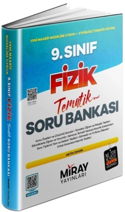 9. Sınıf Fizik Tematik Konu Özetli Soru Bankası Miray Yayınları Fenomen Fotokopi - YKS - KPSS - ALES