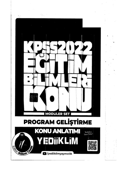 2022 KPSS Program Geliştirme Konu Anlatımı Modüler Set Fenomen Fotokopi - YKS - KPSS - ALES