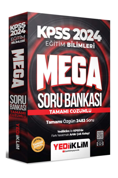 2024 KPSS Eğitim Bilimleri Mega Tamamı Çözümlü Soru Bankası Fenomen Fotokopi - YKS - KPSS - ALES