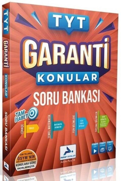TYT Garanti Konular Soru Bankası Paraf Yayınları