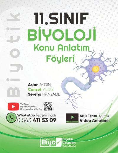 11. Sınıf Biyoloji Konu Anlatım Föyleri Biyotik Yayınları