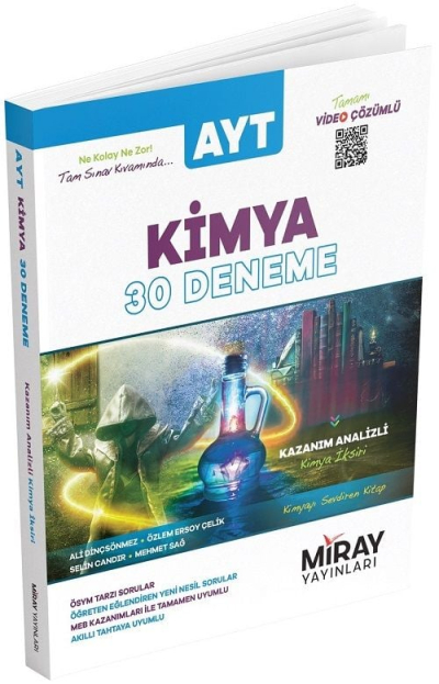 AYT Kimya 30 Deneme Miray Yayınları Fenomen Fotokopi - YKS - KPSS - ALES