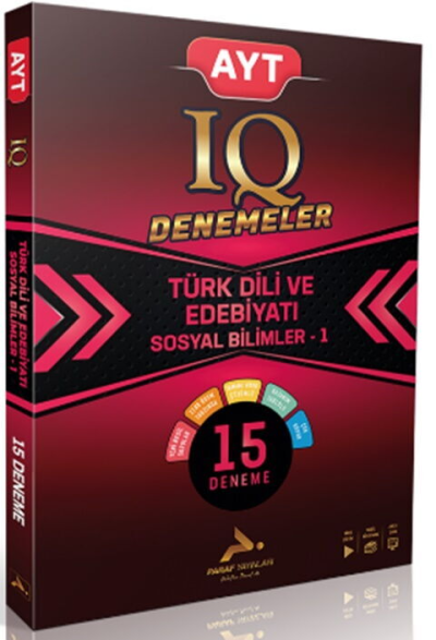 AYT IQ Türk Dili ve Edebiyatı Sosyal Bilimler -1 15 Branş Deneme PRF Paraf Yayınları Fenomen Fotokopi - YKS - KPSS - ALES