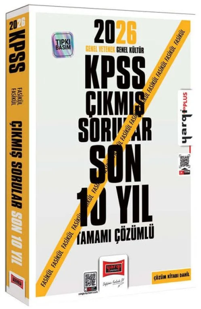 2026 KPSS GK-GY Tüm Dersler Tamamı Çözümlü Son 10 Yıl Çıkmış Sorular Yargı Yayınevi
