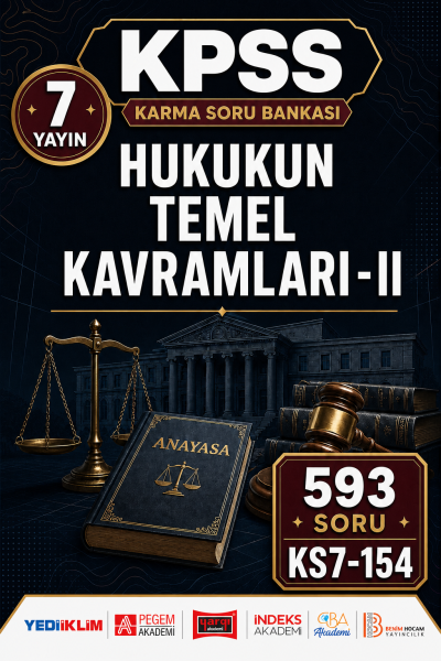 Hukukun Temel Kavramları - II 7 Yayın 593 Soru Fenomen Fotokopi - YKS - KPSS - ALES