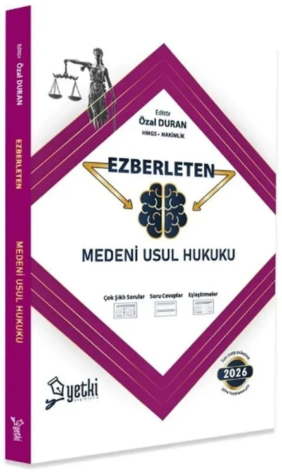 Ezberleten Medeni Usul Hukuku Yetki Yayınları 2026 Fenomen Fotokopi - YKS - KPSS - ALES