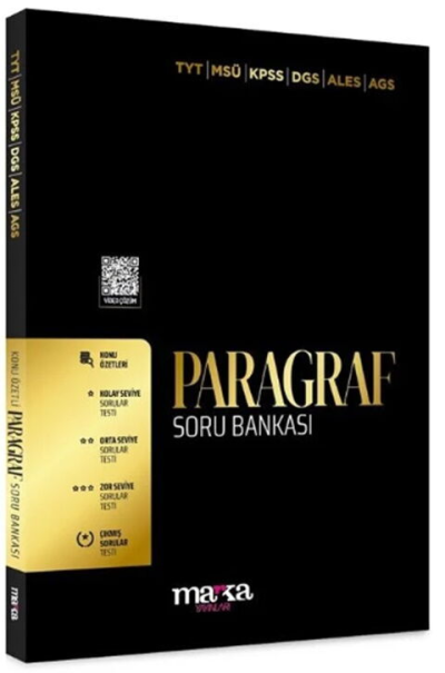 Paragraf Soru Bankası Tamamı Video Çözümlü Marka Yayınları Fenomen Fotokopi - YKS - KPSS - ALES