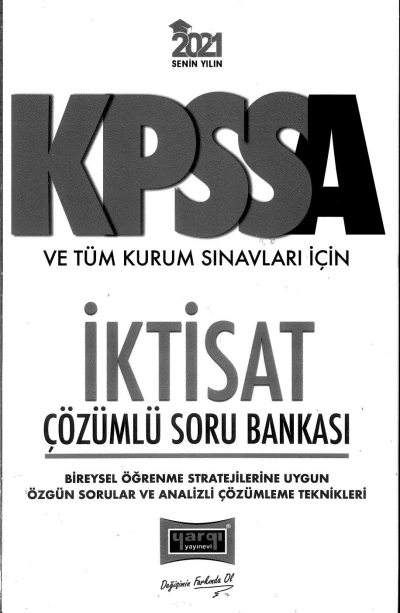 İKTİSAT ÇÖZÜMLÜ SORU BANKASI Fenomen Fotokopi - YKS - KPSS - ALES