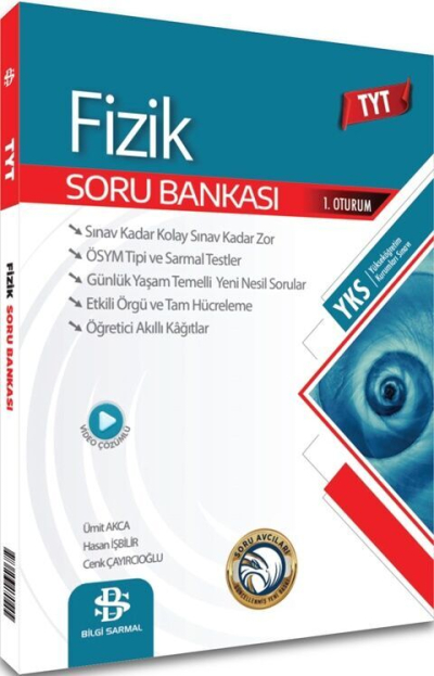TYT Fizik Soru Bankası Bilgi Sarmal Yayınları Fenomen Fotokopi - YKS - KPSS - ALES